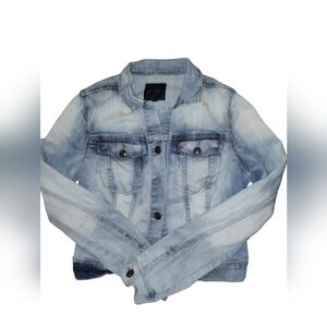 Jessica Simpson Cute Jean Blue Denim Jacket Y2K Size Small